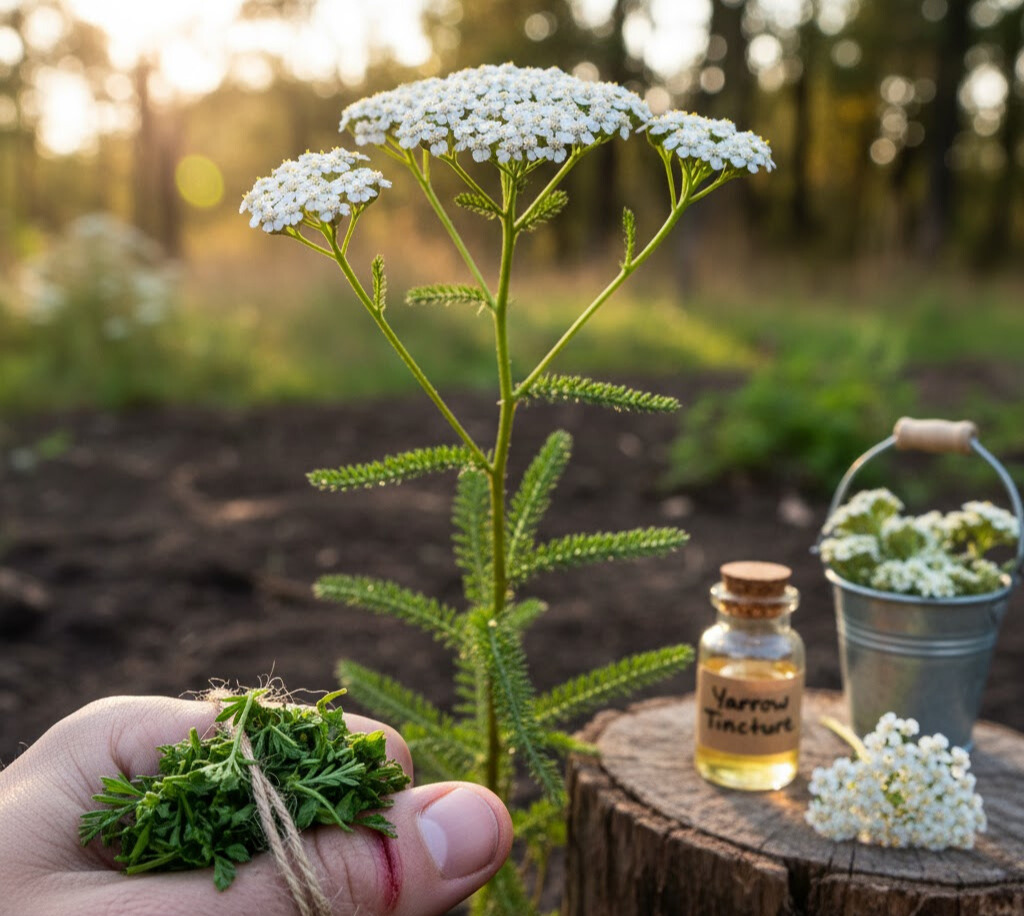 Yarrow wound healing