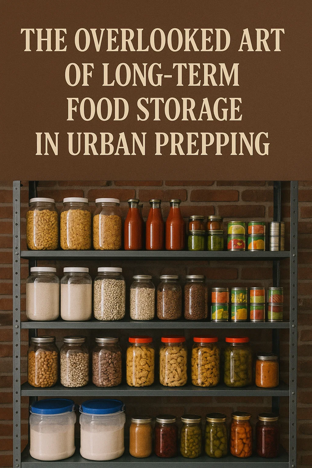 Urban Prepping Food Storage: 7 Smart Strategies for Long-Term Survival
