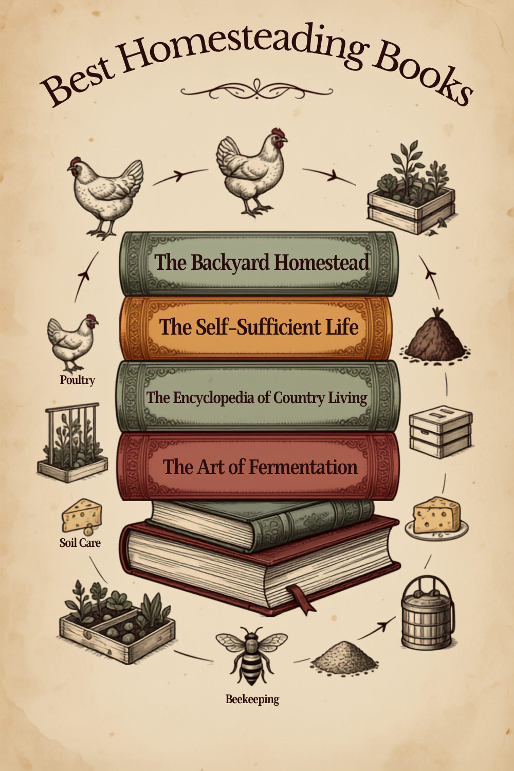 5 Best Homesteading Books for Beginners: Build Your Self-Sufficiency Library